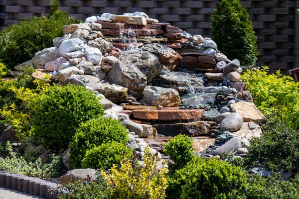 River Rock Landscaping in Bowie